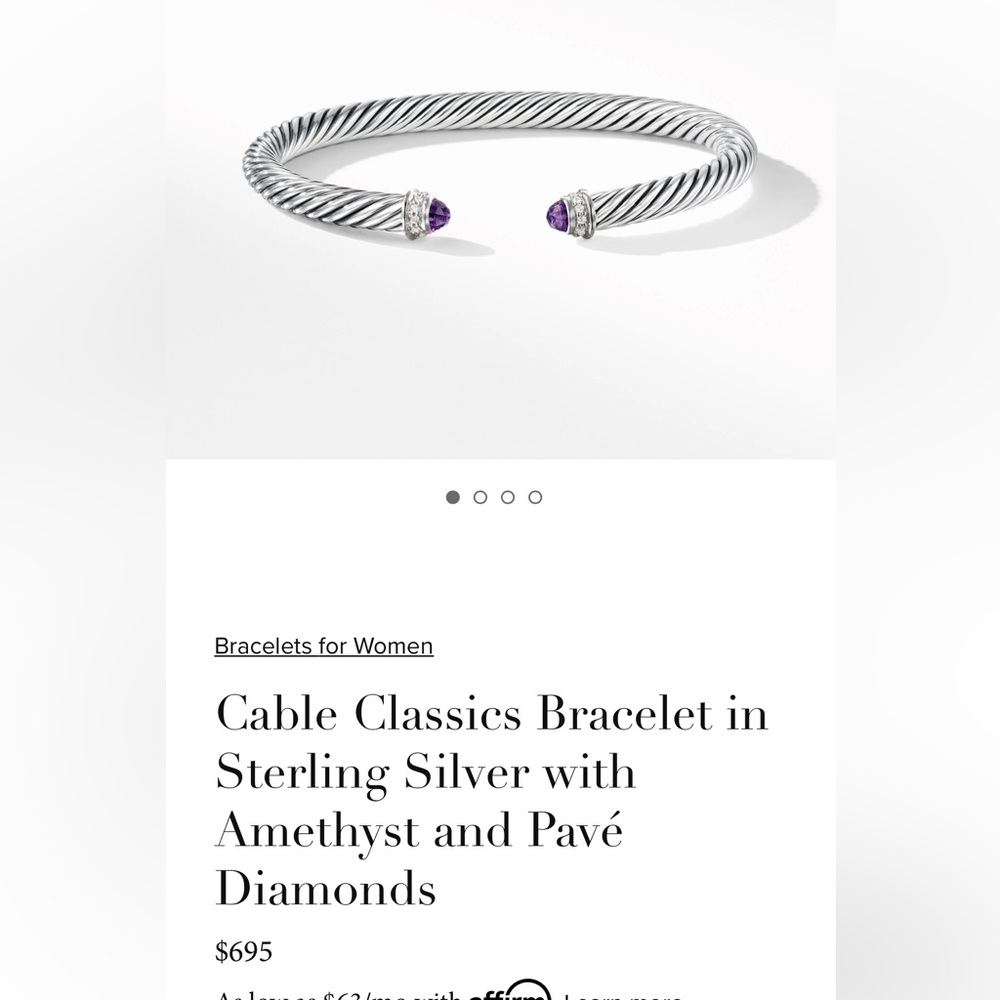 David Yuman cable bracelet